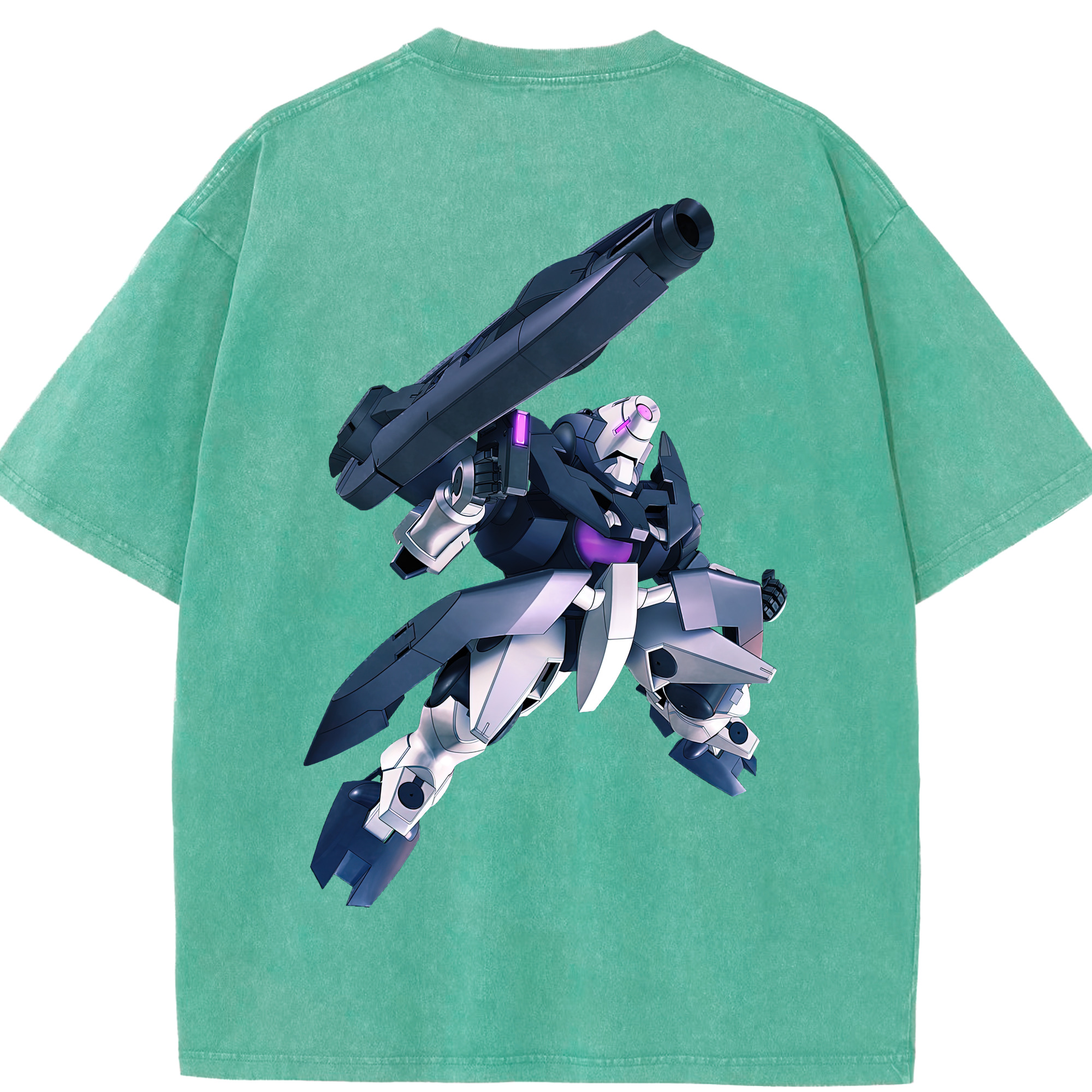 （画像用） 機動戦士ガンダム Mobile Suit Gundam 綿100% ヴィンテージ風 半袖Tシャツ（背面プリント）